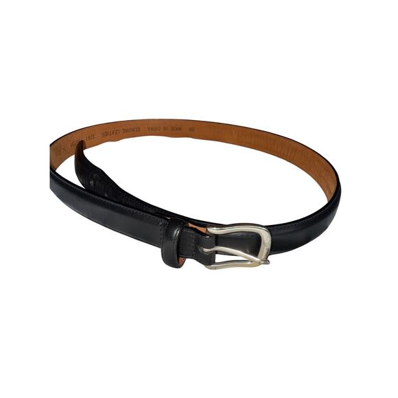 LANDS END BELT - size 34 leather - Picture 1 of 5